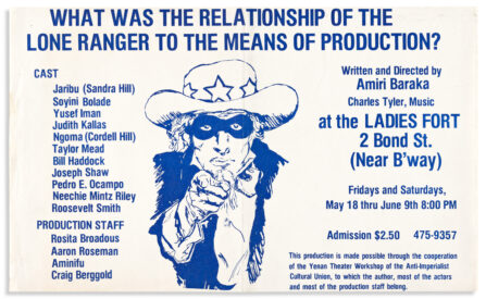 What Was the Relationship of the Lone Ranger to the Means of Production?