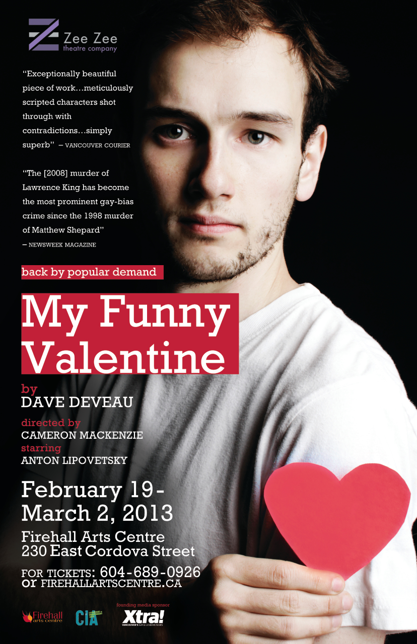 My Funny Valentine play banner