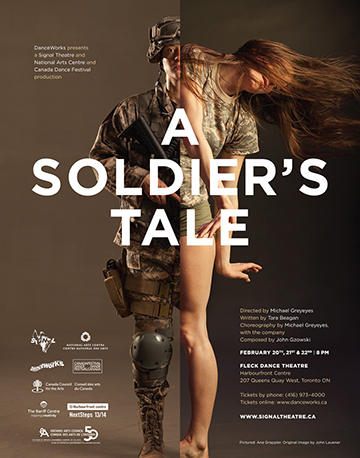 A Soldier's Tale play banner